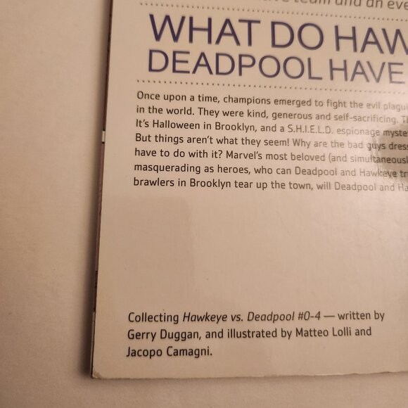 Hawkeye vs. Deadpool TPB (2015) Marvel Comics, VG - Picture 11 of 13